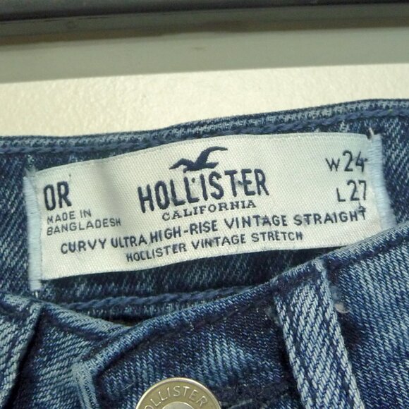 Hollister CURVY ULTRA HIGH-RISE VINTAGE STRAIGHT - Picture 5 of 7